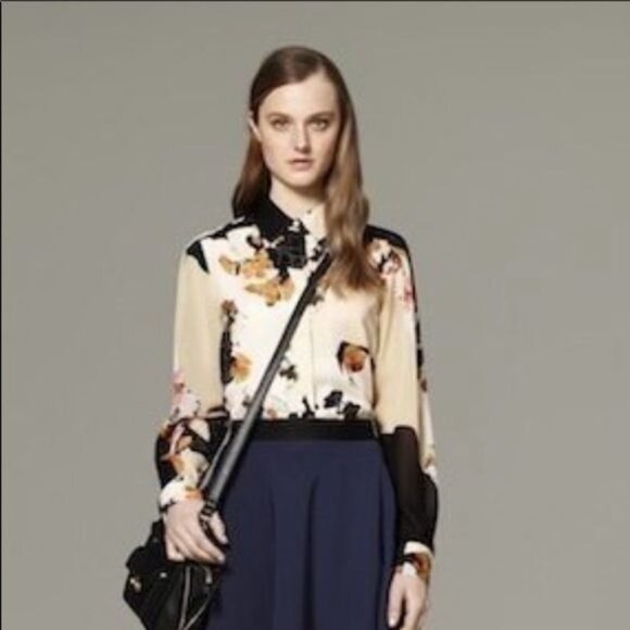 3.1 Phillip Lim Target Abstract Floral Blouse - Picture 13 of 14